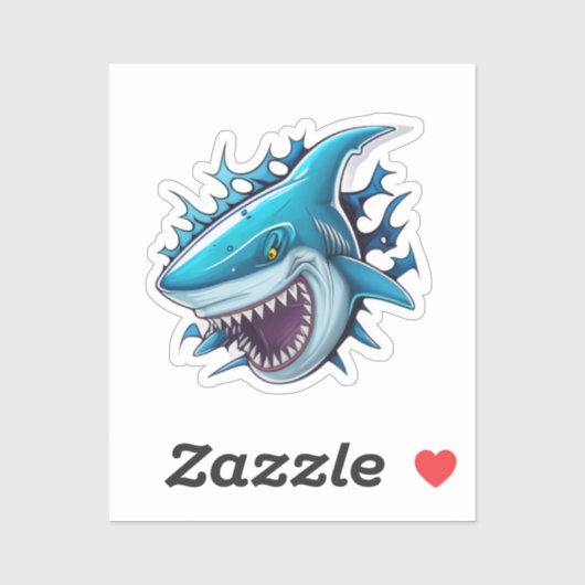 Shark logo T-Shirt Sticker (Vel)