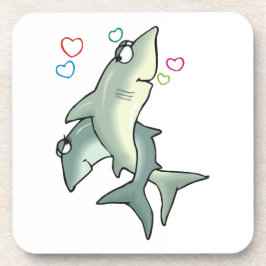 Shark Love Bier Onderzetter