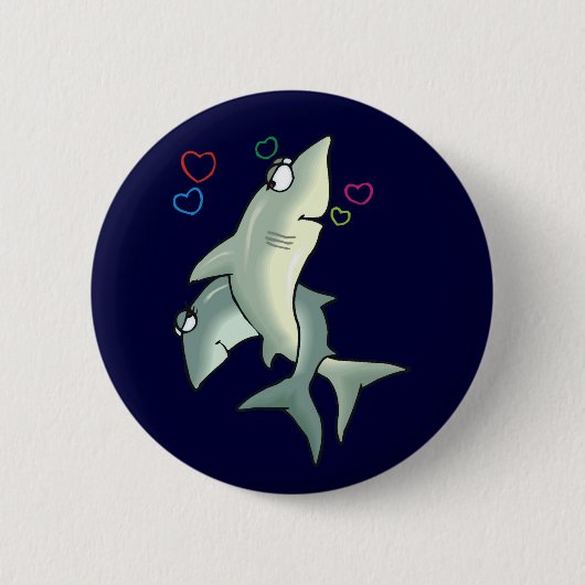 Shark Love Button (Voorkant)