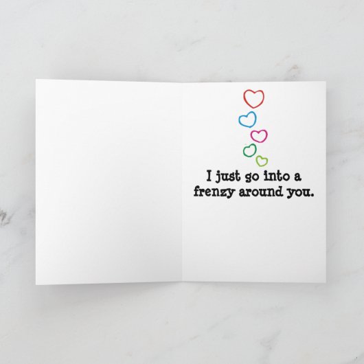 Shark Love Kaart (Binnen)