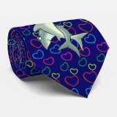 Shark Love Stropdas (Opgerold)