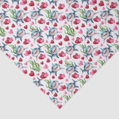 Shark Love Valentine Tissue Paper in White Tissuepapier (Detail)