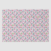 Shark Love Valentine Tissue Paper in White Tissuepapier (Voorkant)