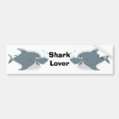 Shark Lover Bumpersticker (Voorkant)