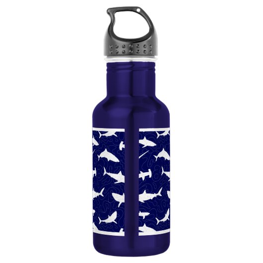 Shark Lover Cool Waterfles (Achterkant)