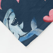 Shark Lover Fleece Deken (Hoek)