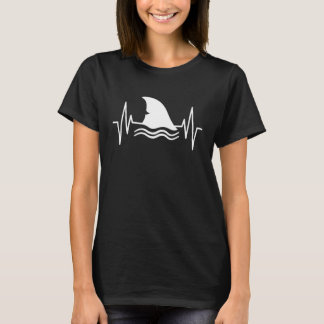 Shark Lover Heartbeat Sharker T-shirt