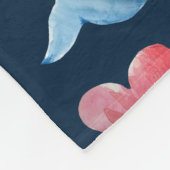 Shark Lover Kaart Fleece Deken (Hoek)