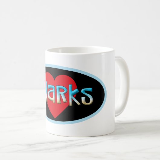 Shark Lover Koffiemok (Voorkant rechts)