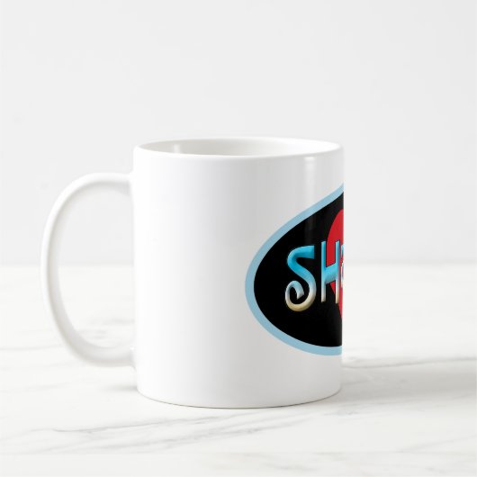 Shark Lover Koffiemok (Links)