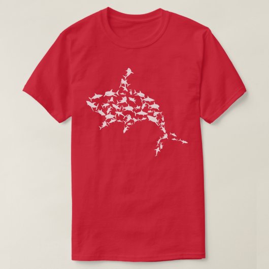 Shark Lover Marine Biology Animal Science T-shirt (Design voorkant)