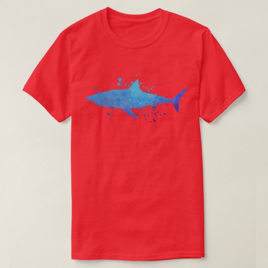 Shark Lover Retro Scuba Diving Snorkelen T-shirt (Design voorkant)