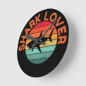 SHARK LOVER RONDE KLOK (Hoek)