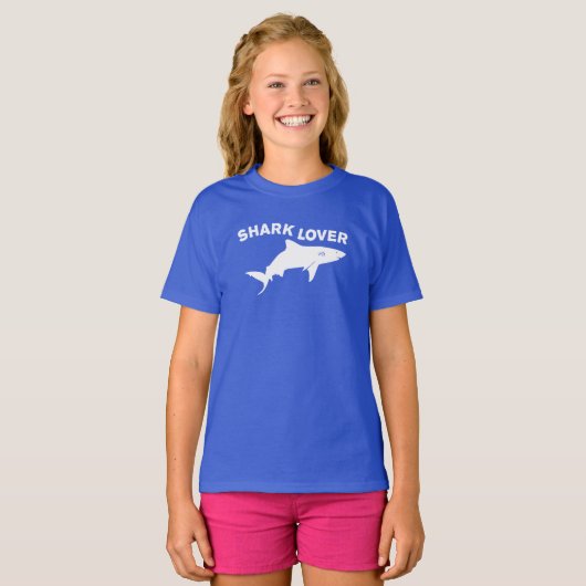 Shark Lover T-Shirt (Voorkant volledig)