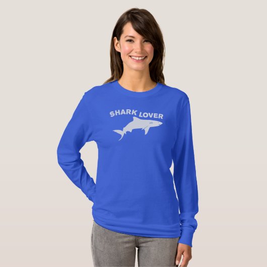 Shark Lover T-Shirt (Voorkant volledig)