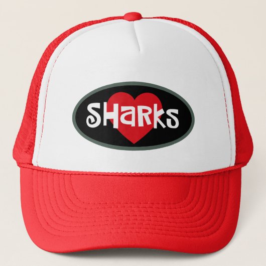 Shark Lover Trucker Pet (Voorkant)
