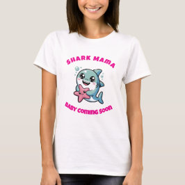Shark Mama Baby komt binnenkort Schattigee haai T-shirt