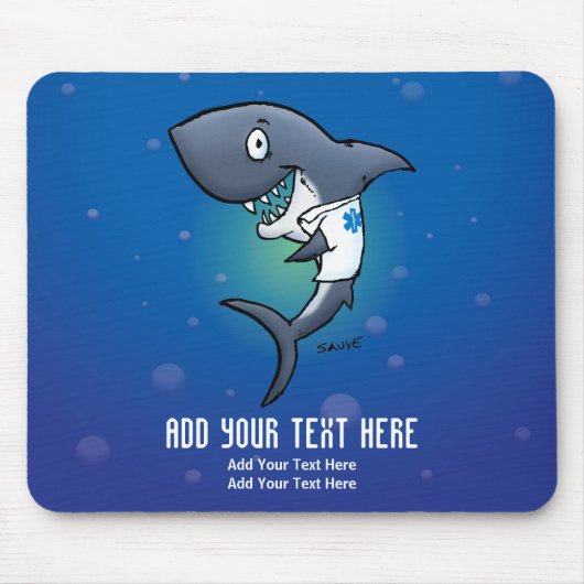 Shark Medical Healthcare Mousepad Muismat (Voorkant)