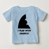 Shark Meeple Baby shirt (Voorkant)