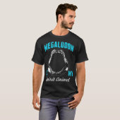Shark Megalodon en Fossil Gift paradise hoofdstede T-shirt (Voorkant volledig)