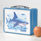 Shark Metal Lunch Box (In situ)