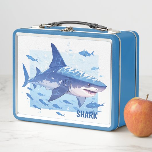 Shark Metal Lunch Box (In situ)