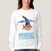 Shark Mindset Goldfish – Inspirerend motivatie Trui (Voorkant)