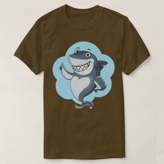 Shark Motif Boys Shark T-shirt (Design voorkant)