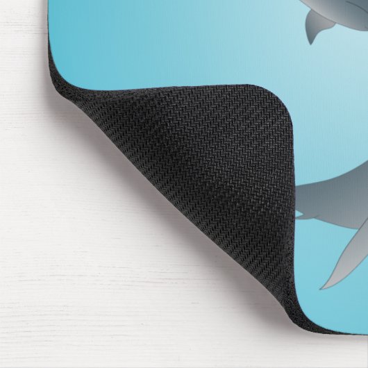 Shark mousepad muismat (Hoek)