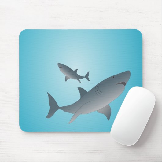 Shark mousepad muismat (Met muis)