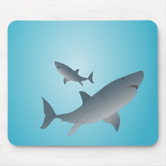 Shark mousepad muismat (Voorkant)