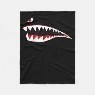 Shark Mouth Art-symbool - Gift for Shark Lover Fleece Deken