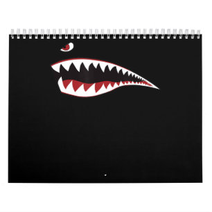 Shark Mouth Art-symbool - Gift for Shark Lover Kalender