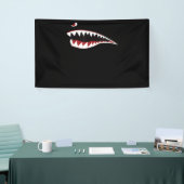 Shark Mouth Art-symbool - Gift for Shark Lover Spandoek (Beurs)