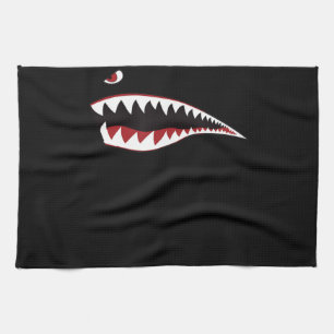 Shark Mouth Art-symbool - Gift for Shark Lover Theedoek