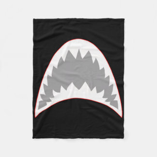 Shark Mouth Jaw Lazy Easy Kostuum voor Halloween P Fleece Deken