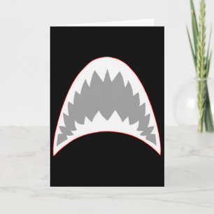 Shark Mouth Jaw Lazy Easy Kostuum voor Halloween P Kaart