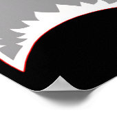 Shark Mouth Jaw Lazy Easy Kostuum voor Halloween P Poster (Hoek)