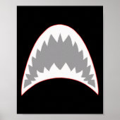 Shark Mouth Jaw Lazy Easy Kostuum voor Halloween P Poster (Voorkant)