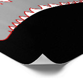 Shark Mouth Jaw Lazy Easy Kostuum voor Halloween P Poster (Hoek)