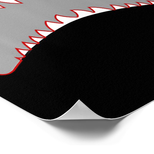 Shark Mouth Jaw Lazy Easy Kostuum voor Halloween P Poster (Hoek)