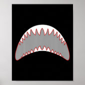 Shark Mouth Jaw Lazy Easy Kostuum voor Halloween P Poster (Voorkant)