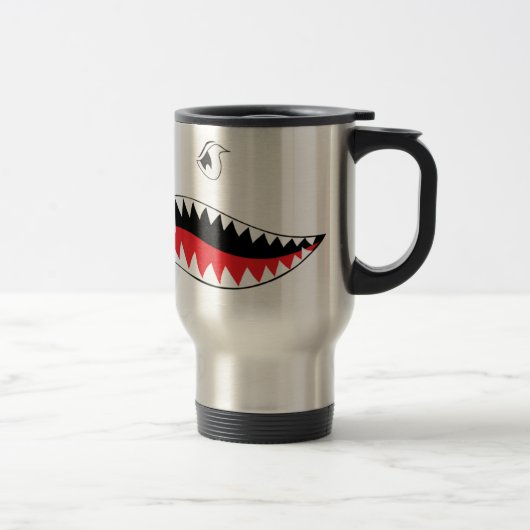 Shark Mouth Paint Reisbeker (Rechts)