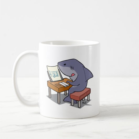 Shark-muziek Koffiemok (Links)