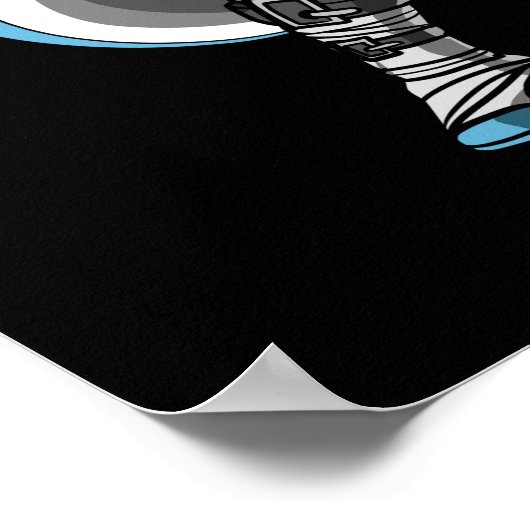 Shark Ninja Samurai Poster (Hoek)