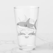 Shark - Ocean Life Squad® Glas (Achterkant)