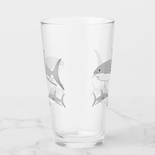 Shark - Ocean Life Squad® Glas (Rechts)