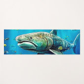 Shark Ocean Predator Art Yogamat (Voorkant (horizontaal))