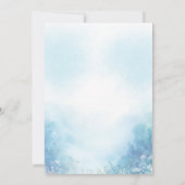 Shark Oneder The Sea 1st Birthday Invitation Kaart (Achterkant)