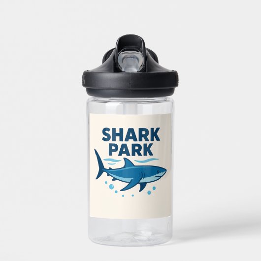 shark park kids waterfles (Voorkant)